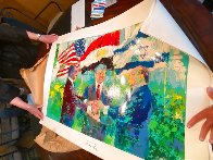 Egyptian Israeli Peace Treaty 1980 Limited Edition Print by LeRoy Neiman - 1 Egyptian Israeli Peace Treaty 1980 Limited Edition Print by LeRoy Neiman - 1