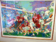 Post Season Football Classic 1985 Limited Edition Print by LeRoy Neiman - 1 Post Season Football Classic 1985 Limited Edition Print by LeRoy Neiman - 1