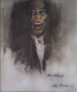 Max Roach 1958 Works on Paper (not prints) - LeRoy Neiman Max Roach 1958 Works on Paper (not prints) - LeRoy Neiman