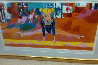 Olympic Gymnast 1976 Limited Edition Print by LeRoy Neiman - 1