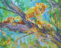 Serengeti Leopard 1972 Limited Edition Print by LeRoy Neiman - 1