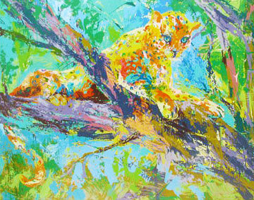 Serengeti Leopard 1972 Limited Edition Print - LeRoy Neiman Serengeti Leopard 1972 Limited Edition Print - LeRoy Neiman