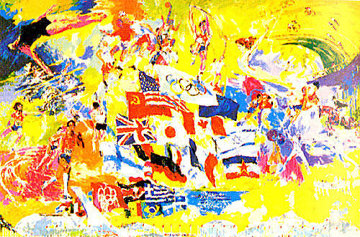 Montreal 76 1976 Limited Edition Print - LeRoy Neiman Montreal 76 1976 Limited Edition Print - LeRoy Neiman