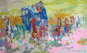 Homage to Remington 1973 Limited Edition Print - LeRoy Neiman Homage to Remington 1973 Limited Edition Print - LeRoy Neiman