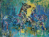 Zebra Family 1978 Limited Edition Print by LeRoy Neiman - 0 Zebra Family 1978 Limited Edition Print by LeRoy Neiman - 0