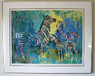Zebra Family 1978 Limited Edition Print by LeRoy Neiman - 1 Zebra Family 1978 Limited Edition Print by LeRoy Neiman - 1