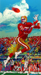 Jerry Rice 1995 Limited Edition Print - LeRoy Neiman Jerry Rice 1995 Limited Edition Print - LeRoy Neiman
