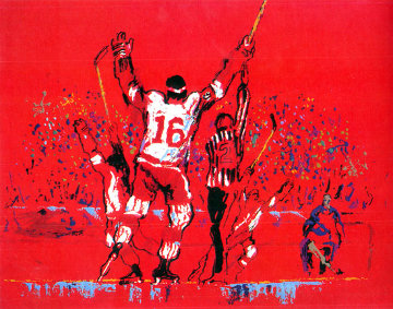 Red Goal 1973 Limited Edition Print - LeRoy Neiman Red Goal 1973 Limited Edition Print - LeRoy Neiman