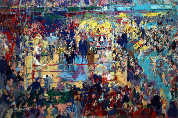 Introduction of the Champions at Madison Square Garden 1976 Limited Edition Print - LeRoy Neiman Introduction of the Champions at Madison Square Garden 1976 Limited Edition Print - LeRoy Neiman