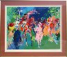 👑Queen At Ascot 1976  (The Pink Queen) Queen Elizabeth Limited Edition Print by LeRoy Neiman - 1