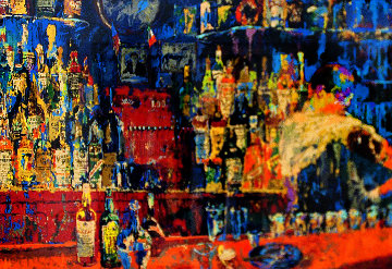 Irish-American Bar 1980 Limited Edition Print - LeRoy Neiman Irish-American Bar 1980 Limited Edition Print - LeRoy Neiman