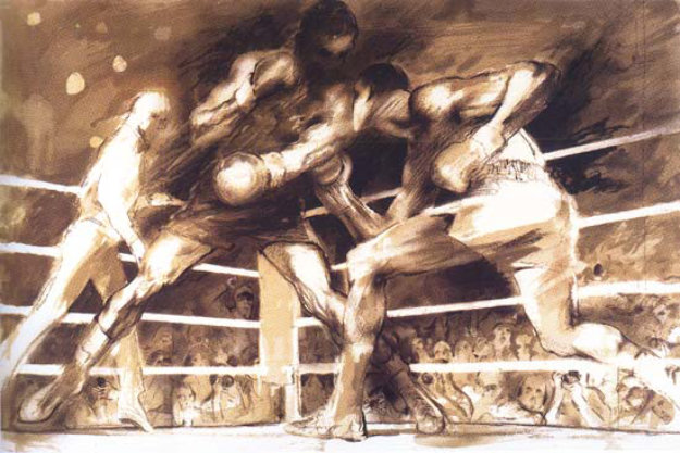 Maulers AP Limited Edition Print by LeRoy Neiman Maulers AP Limited Edition Print by LeRoy Neiman