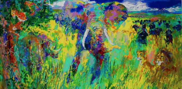 Big Five - Huge Limited Edition Print by LeRoy Neiman