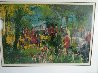 Chateau Hunt AP 1979 Limited Edition Print by LeRoy Neiman - 2