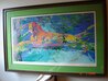 Kenya Leopard 1973 - Huge Limited Edition Print by LeRoy Neiman - 2