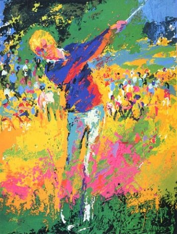 Tee Shot - Jack Nicklaus 1973 - Golf Limited Edition Print - LeRoy Neiman