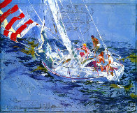 Nantucket Sailing 1980 Limited Edition Print by LeRoy Neiman - 0 Nantucket Sailing 1980 Limited Edition Print by LeRoy Neiman - 0