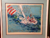 Nantucket Sailing 1980 Limited Edition Print by LeRoy Neiman - 1 Nantucket Sailing 1980 Limited Edition Print by LeRoy Neiman - 1