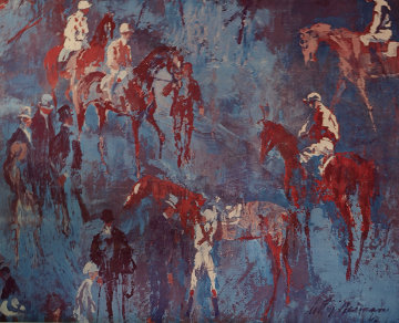 Untitled Horses Poster 1981 HS Limited Edition Print - LeRoy Neiman Untitled Horses Poster 1981 HS Limited Edition Print - LeRoy Neiman