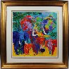 Elephant Charge 1999 Limited Edition Print by LeRoy Neiman - 1 Elephant Charge 1999 Limited Edition Print by LeRoy Neiman - 1