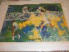 Doubles 1974 - Tennis Limited Edition Print by LeRoy Neiman - 1