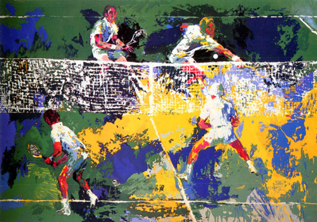 Doubles 1974 - Tennis Limited Edition Print by LeRoy Neiman