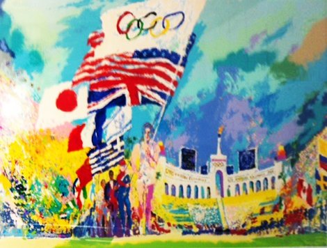 Opening Ceremonies XXIII Olympiad 1984 AP Limited Edition Print - LeRoy Neiman