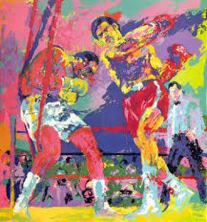 Frazier - Forman Jamaica 1974 Limited Edition Print - LeRoy Neiman Frazier - Forman Jamaica 1974 Limited Edition Print - LeRoy Neiman