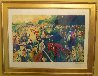 Paddock At Chantilly 1992 Limited Edition Print by LeRoy Neiman - 1
