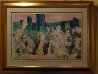 Polo Lounge,  Diptych 1989 Limited Edition Print by LeRoy Neiman - 2