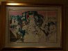 Polo Lounge,  Diptych 1989 Limited Edition Print by LeRoy Neiman - 3