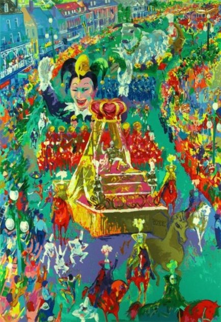 Mardi Gras Parade - New Orleans, Louisiana,  2002 Limited Edition Print by LeRoy Neiman