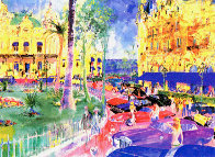 Place du Casino Monte Carlo 1982 Limited Edition Print by LeRoy Neiman - 1 Place du Casino Monte Carlo 1982 Limited Edition Print by LeRoy Neiman - 1