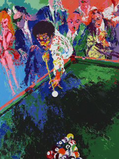 Black Break 1973 Limited Edition Print - LeRoy Neiman Black Break 1973 Limited Edition Print - LeRoy Neiman
