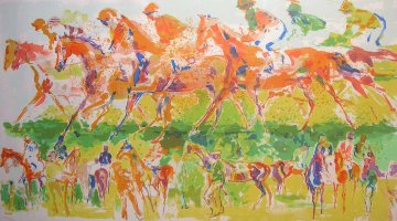 Racing 1973 Limited Edition Print - LeRoy Neiman Racing 1973 Limited Edition Print - LeRoy Neiman