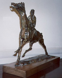 Horse Racing Suite of 3 Bronze Sculptures Sculpture - LeRoy Neiman Horse Racing Suite of 3 Bronze Sculptures Sculpture - LeRoy Neiman