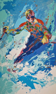 Skier Limited Edition Print - LeRoy Neiman Skier Limited Edition Print - LeRoy Neiman