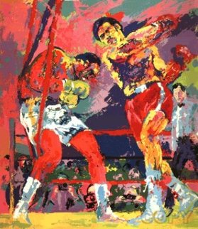 Frazier - Foreman in Jamaica 1974 Limited Edition Print - LeRoy Neiman