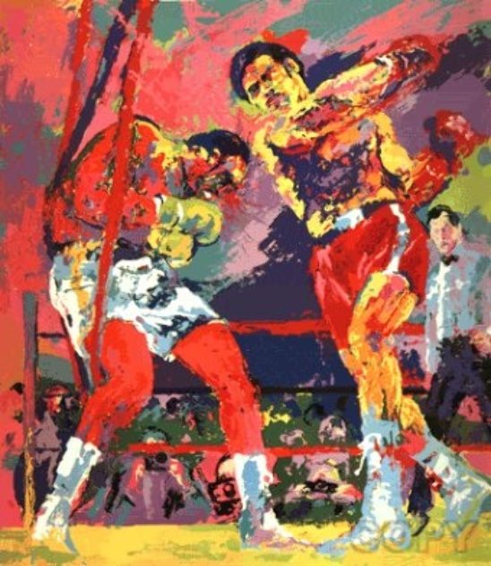 Frazier - Foreman in Jamaica 1974 Limited Edition Print by LeRoy Neiman