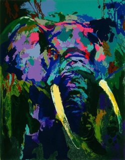Portrait of an Elephant 2003 Limited Edition Print - LeRoy Neiman Portrait of an Elephant 2003 Limited Edition Print - LeRoy Neiman