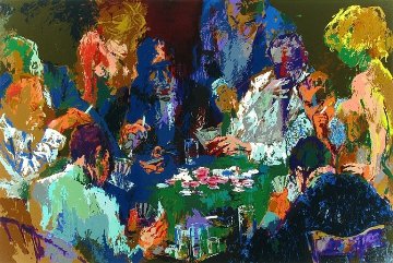 International Poker 2004 Limited Edition Print - LeRoy Neiman International Poker 2004 Limited Edition Print - LeRoy Neiman