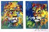 Lion And Lioness 2007 Limited Edition Print by LeRoy Neiman - 2 Lion And Lioness 2007 Limited Edition Print by LeRoy Neiman - 2
