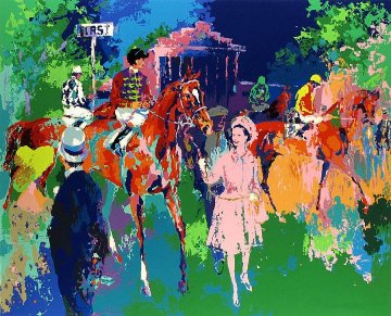 Queen At Ascot 1976 Limited Edition Print - LeRoy Neiman Queen At Ascot 1976 Limited Edition Print - LeRoy Neiman