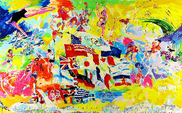 Montreal '76 1976 Limited Edition Print - LeRoy Neiman Montreal '76 1976 Limited Edition Print - LeRoy Neiman