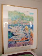 Harbor At Monaco 1988 Limited Edition Print by LeRoy Neiman - 1 Harbor At Monaco 1988 Limited Edition Print by LeRoy Neiman - 1