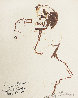 James Brown Drawing 1967 Drawing by LeRoy Neiman - 0