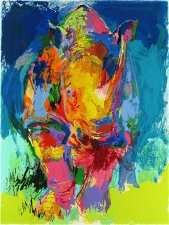 Rhino 2006 Limited Edition Print - LeRoy Neiman Rhino 2006 Limited Edition Print - LeRoy Neiman