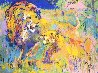 Lion Couple 1981 Limited Edition Print by LeRoy Neiman - 0
