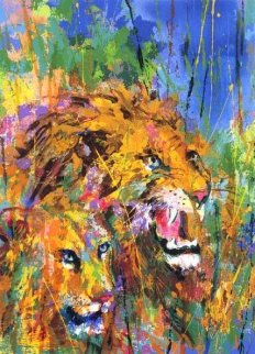 Safari Suite of 3 1997 Limited Edition Print - LeRoy Neiman Safari Suite of 3 1997 Limited Edition Print - LeRoy Neiman