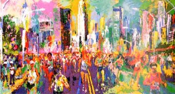 New York Marathon 1980 Limited Edition Print - LeRoy Neiman New York Marathon 1980 Limited Edition Print - LeRoy Neiman